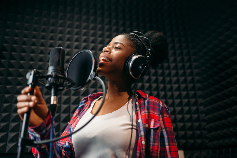 performer in the booth